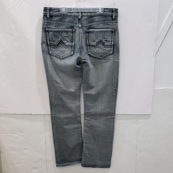 INC International Concepts Mens Berlin Slim Strait Gray Light Wash Jeans 32 x 30 - Picture 3 of 13